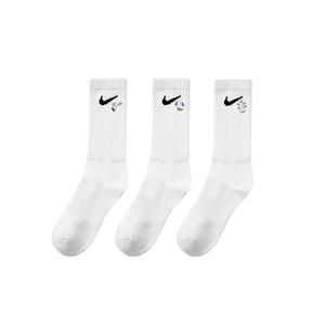 Nike Низкие носки унисекс 3 пары белый