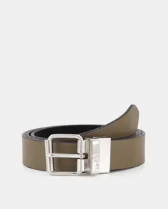 Двухцветный пояс однотонного цвета Jo & Mr. Joe, черный