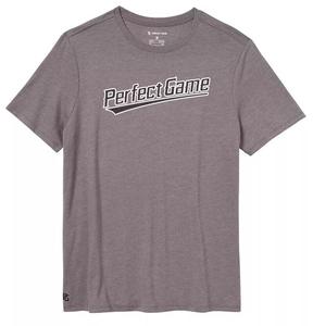 Мужская базовая рубашка с коротким рукавом Perfect Game, светло-серый