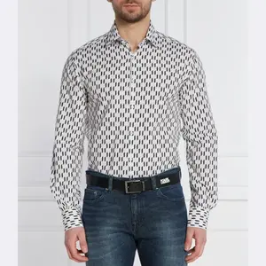 Рубашка узкого кроя Karl Lagerfeld, белый