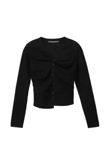 Кардиган с присборенной отделкой Camperlab, черный