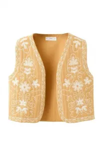 Детский жилет Mango Kids, Mustard Yellow