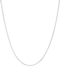 18-Дюймовая цепочка с рисунком «ёлочка» из 18-каратного золота, ожерелье из стерлингового серебра и стерлинговое серебро, созданное для Macy's Giani Bernini, silver