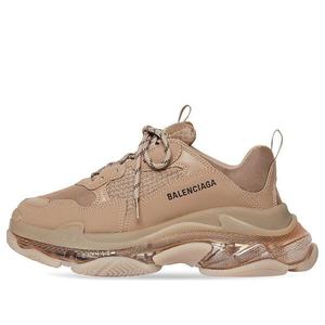 Кроссовки triple s clear sole 'brown' Balenciaga, коричневый