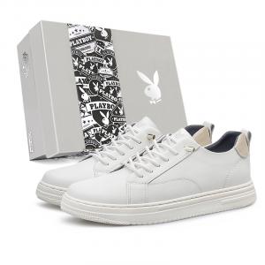 Playboy Мужские низкие скейтерские кеды белые, цвет White