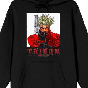 Мужская толстовка с рисунком Trigun Vash The Stampede с рисунком пистолета Licensed Character