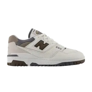 Кроссовки New Balance 550 Sea Salt Dark Mushroom, белый