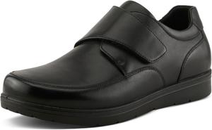 Мужские лоферы на подскоке Spring Step GRISBY - легкая удобная обувь с амортизирующей стелькой и гибкой подошвой, черный