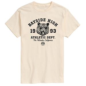 Мужская футболка с высоким рисунком Saved By The Bell Bayside Licensed Character, цвет Cream