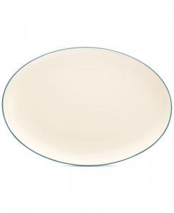 Овальное блюдо Colorwave 16 дюймов Noritake, бирюзовый