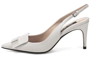 Стройные туфли на высоком каблуке женские серые SERGIO ROSSI