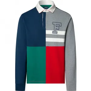 Поло с длинными рукавами Façonnable Rugby Patch F, мультиколор
