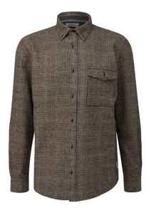 Рубашка на пуговицах классического кроя s.Oliver, коричневый