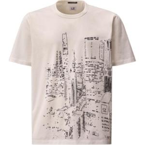 C.P. Company футболка с принтом C.P.Company, gauze белый