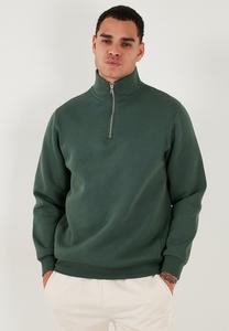 Толстовка Buratti REGULAR FIT, Dark Green Melange/Dark Green