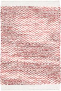 SAFAVIEH Natura коллекция декоративный ковер, 92 x 153 см, Red & Ivory, Handmade Wool, идеально для помещений с высокой проходимостью в прихожей, гостиной, спальне (NAT776Q)