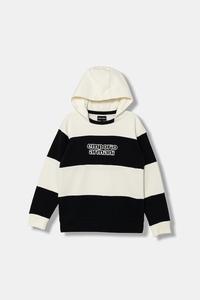 Детская хлопковая толстовка Emporio Armani, темно-синий