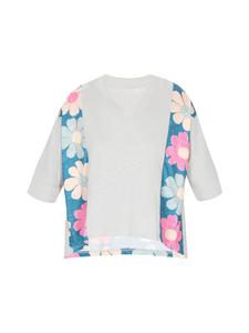 Блузка Usha, цвет multicolor green