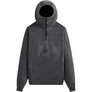 Бэтмен худи с молнией на четверть KITH, темно-серый