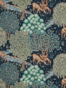 Шторы The Brook Tapestry на заказ Morris & Co., Tapestry Blue