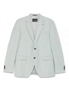 Однобортный пиджак Карла Лагерфельда Karl Lagerfeld, зеленый