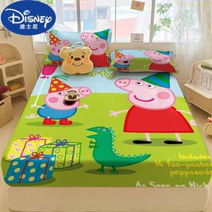 Disney Простыня на резинке 120х200 см, хлопок, принт Peppa Pig 5