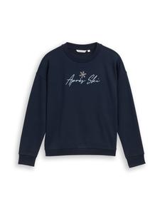 Толстовка TOM TAILOR, светло-синий/темно-синий