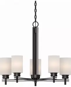 Подвесная люстра Carena на 5 ламп Volume Lighting, bronze