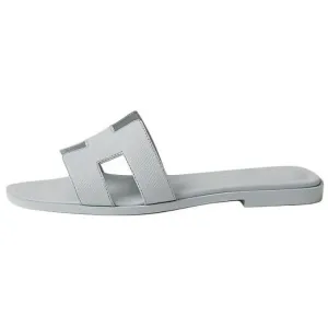 HERMES Тапочки-слайды Oran, синие, женские