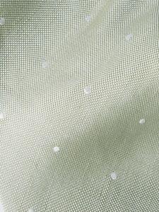 Галстук из смеси шелка и льна с вышивкой, 8 см PAUL SMITH, серо-зеленый