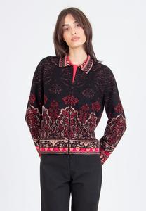 Кардиган Ivko JACQUARD ORNAMENT PATTERN, Chocolate Black/Black