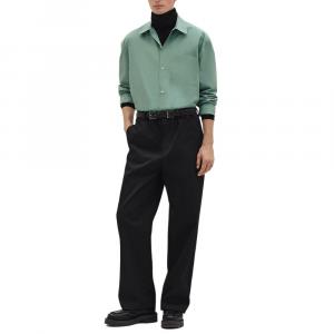 Hermes Мужские повседневные брюки, черные, средней толщины, другие цвета