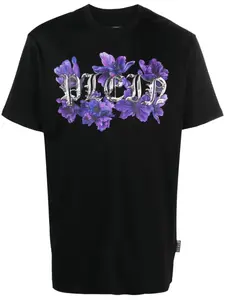 Футболка SS Flowers Philipp Plein, черный