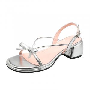 TATAYA Женские сандалии на одной застежке серебристые, цвет Silver