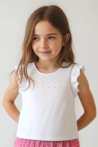 Футболка из хлопка для детей Mayoral, белый