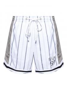 Шорты в тонкую полоску BATHING APE A Bathing Ape, белый