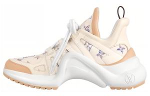 Арчлайт Износостойкие Кроссовки Низкие Повседневные Женские Бежевый Абрикос LOUIS VUITTON