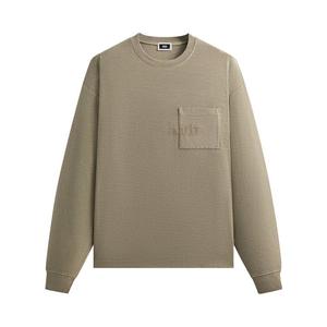 Футболка Kith Long-Sleeve Quinn Tee, Plaster