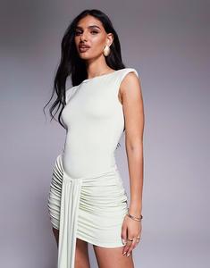 Боди Nara с подплечниками, цвет шалфей Wanderdoll