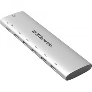 Док-станция EZQuest USB-C Slim Hub Gen 2 Adapter 6-In-1 H30006