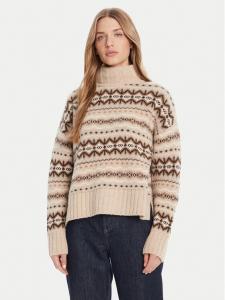 Водолазка regular fit Helen LKN1560GY15 Barbour, бежевый