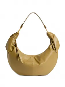 Большая сумка на плечо с узлом в стиле фуросики Coccinelle, бежевый