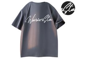 Футболка Unisex с рукавом Drop Shoulder WARRIOR, серый (heavyweight and 100% cotton)