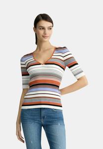 Футболка с принтом LIU JO, мультиколор