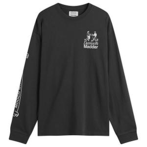 Футболка с длинным рукавом для выгула собак Damson Madder, черный