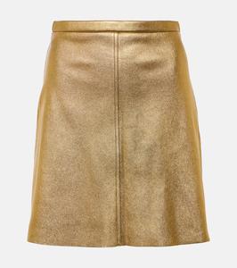 Кожаная мини-юбка Lucie 22 Stouls, Golden Eye
