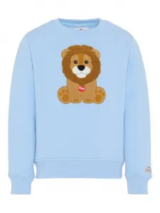 Хлопковый свитшот с декором X Trudi Mc2 Saint Barth Kids, синий