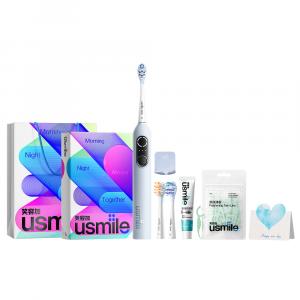 Умная электрическая зубная щетка p10 pro с подсветкой, новая технология распознавания четырех зон, визуализированная щетка с мягкой щетиной Usmile