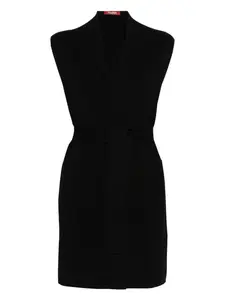 Вязаный жилет MAX MARA, черный