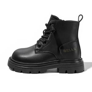 Нескользящие износостойкие детские сапоги выше колена BELLE BABY, черный